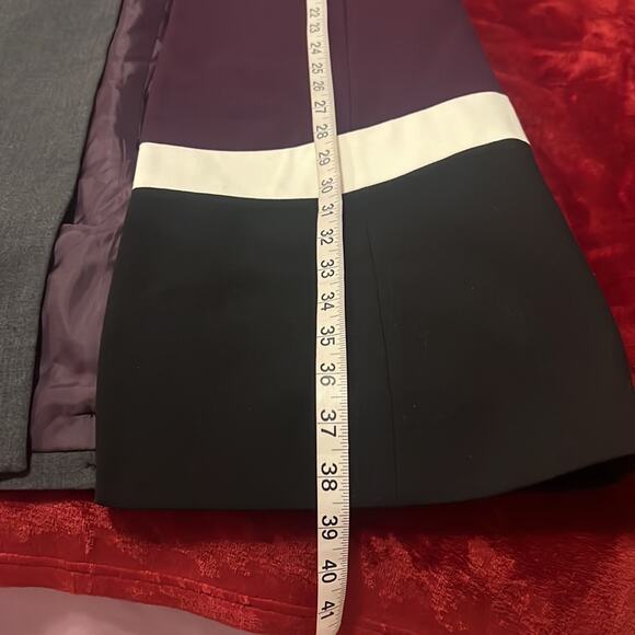 NWT $159 Calvin Klein Longline Color Block Topper Open Jacket Size 2 - Picture 12 of 12